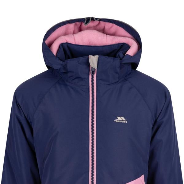 Trespass Girls Ottile Padded Waterproof Jacket - Sapphire Blue - 