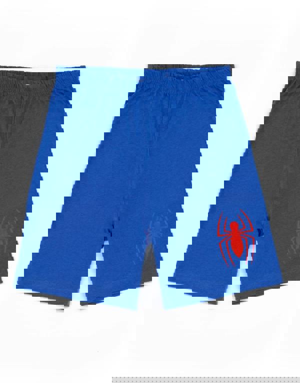 Disney Marvel BoysBlue Spider-Man Costume Center Spider Print Short Sleeve Short Leg Pyjama Set