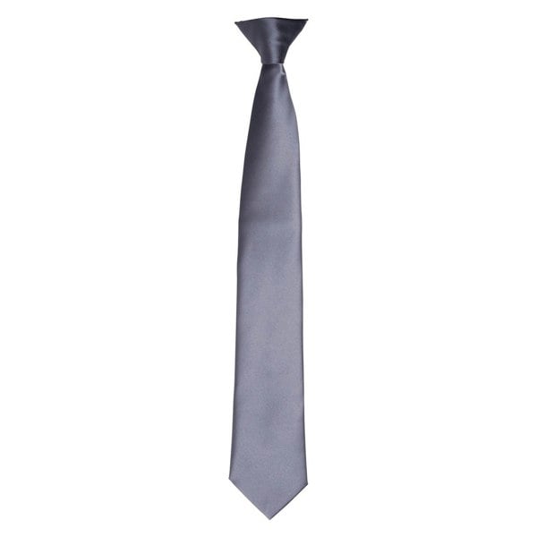Premier Unisex Adult Satin Tie - Steel