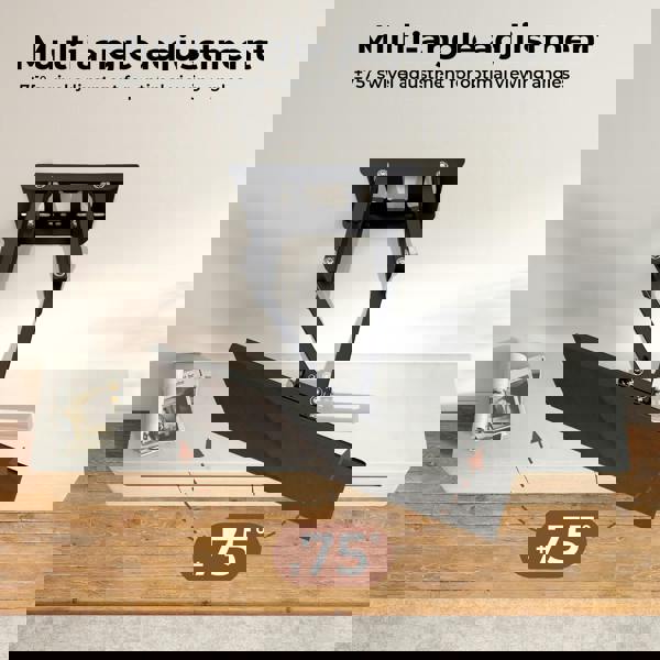 Levede TV Wall Bracket Full Motion Swivel Tilt for 26 32 40 42 46 50 55 65" TV