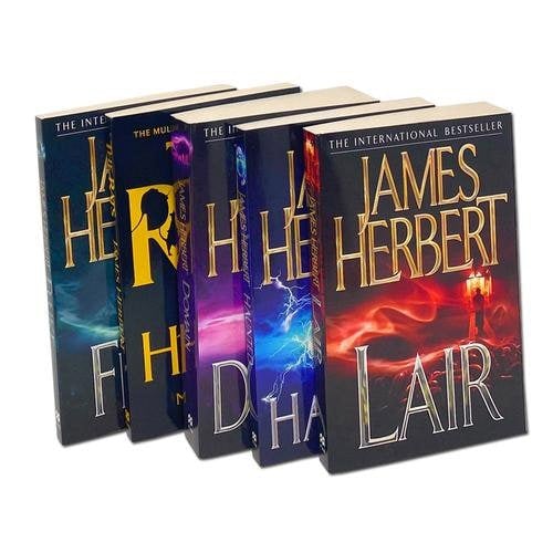 Macmillan James Herbert Collection 5 Books Set (The Rats, Lair, Domain, Haunted, Fluke)