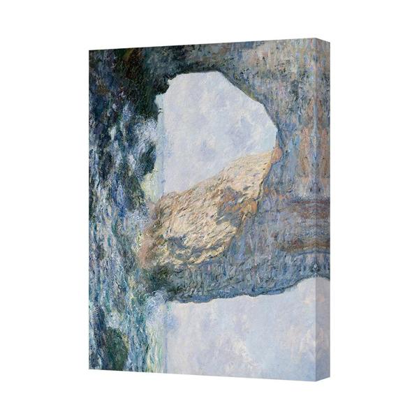 Benjamin Tate Design Impressionist Stone Arch Seascape Canvas Wall Art Print