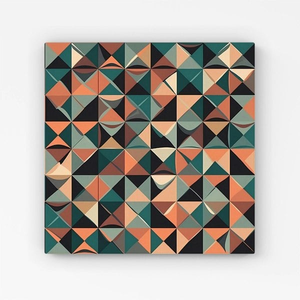 Warren Reed Geometric Print Pattern Canvas