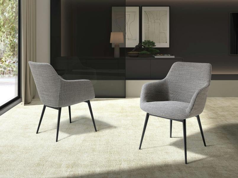 Angel Cerdá Grey Fabric Chair 4222