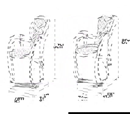 Saddle Chair And Footstool, Loft Style, Oil Wax Leather-Weilai Concept-Weilai Concept