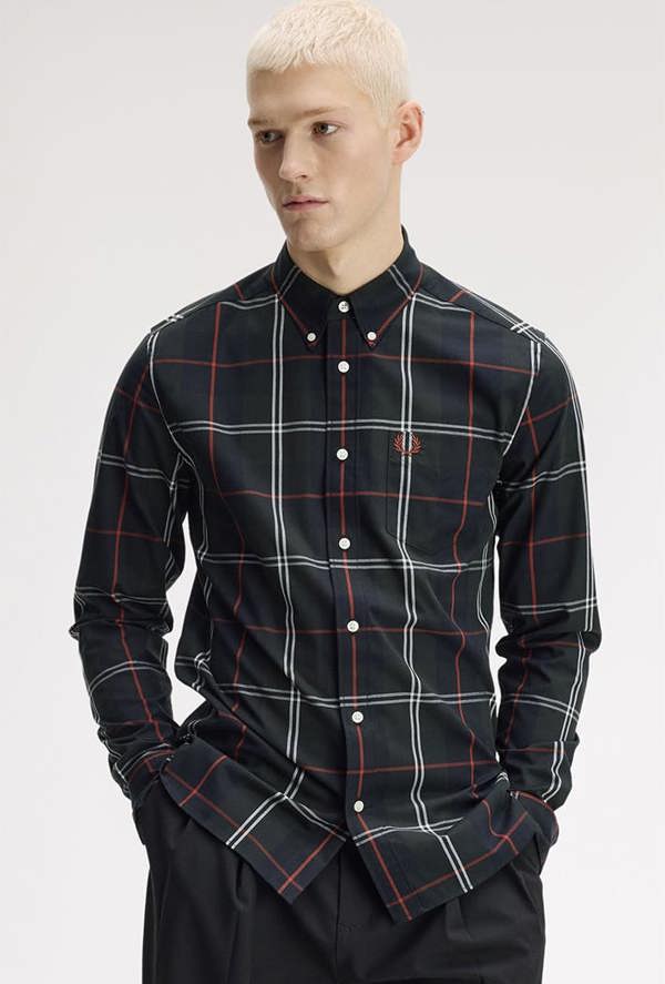 Fred Perry Poplin Tartan Shirt