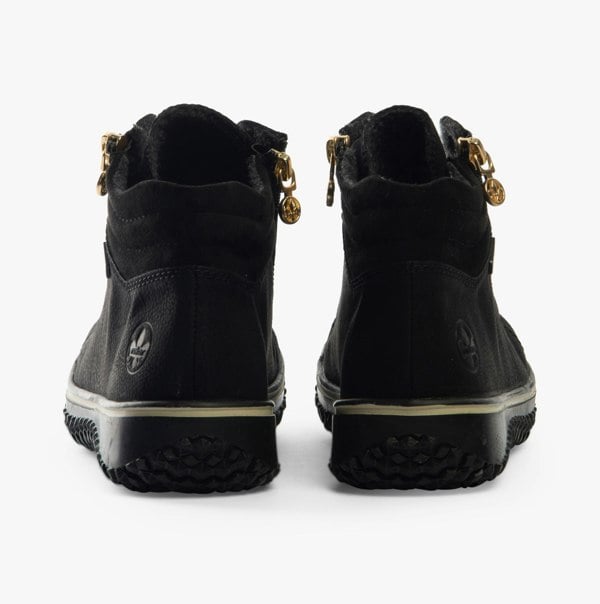 Rieker Z4263-00 Womens Ankle Boots - Black