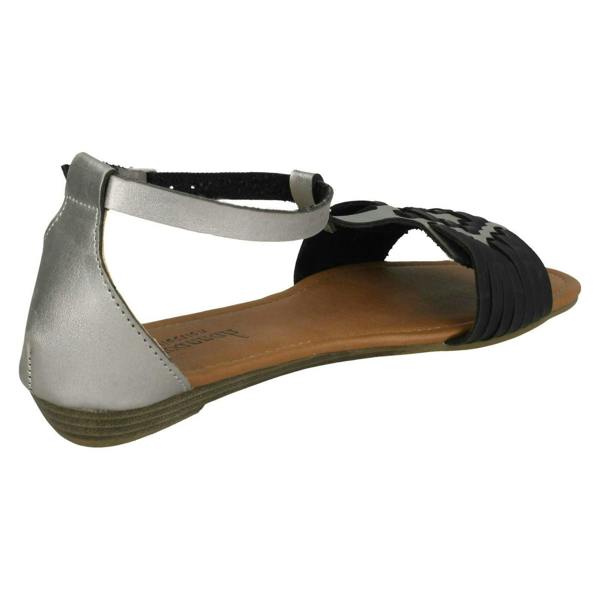 Savannah Ladies Savannah T-Bar Weave Sandals