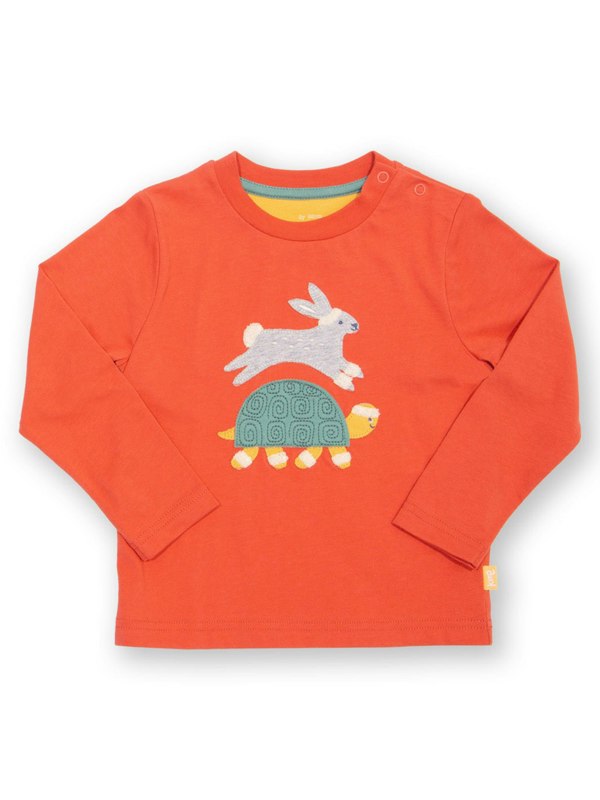 Kite Boys Organic Hare And Tortoise T-Shirt