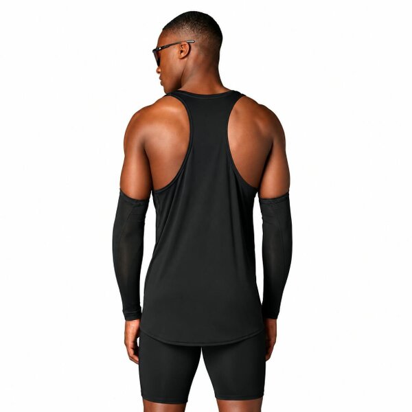 Adidas Adizero Essentials Mens Running Singlet Vest Black IM8586
