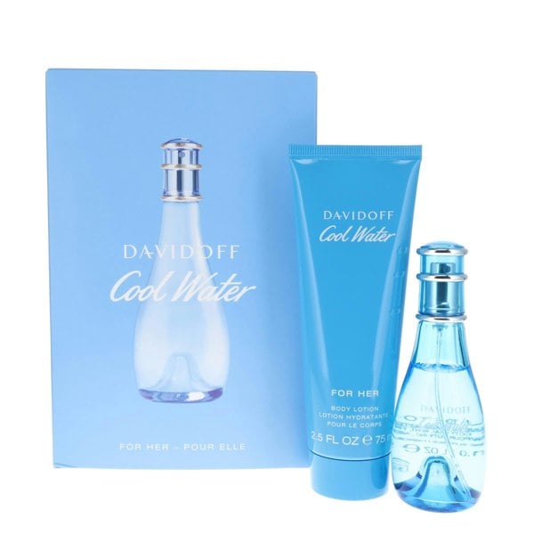 Davidoff Cool Water Eau de Toilette Spray 30ml Gift Set for Her