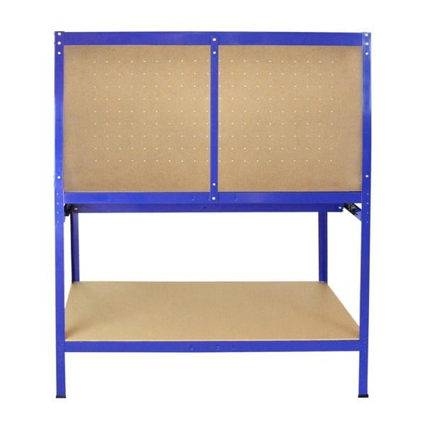 Monstershop Workbench with Pegboard and Drawer - Blue