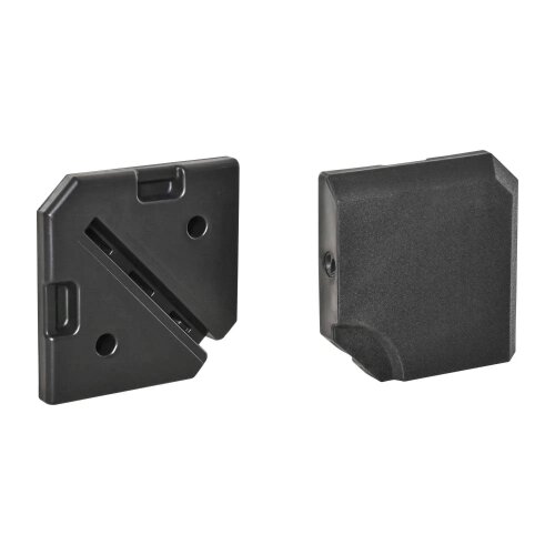 Bobobiy Set of 4 Parasol Base Stand Weights for Cantilever Parasols, Water and Sand Filled, Up to 120kg, Black