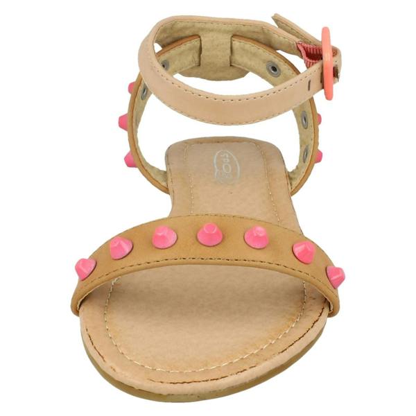 Spot On Girls Spot On Flat Ankle Strap Sandal H0116