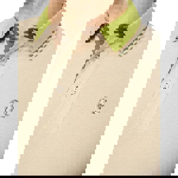 Crosshatch Mens Mettormoore Polo Shirt - Off White - 