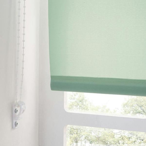 A.Unique Home Trimmable Daylight Roller Blind - 2FT - SAGE - 60cm(W) x 170cm(L)
