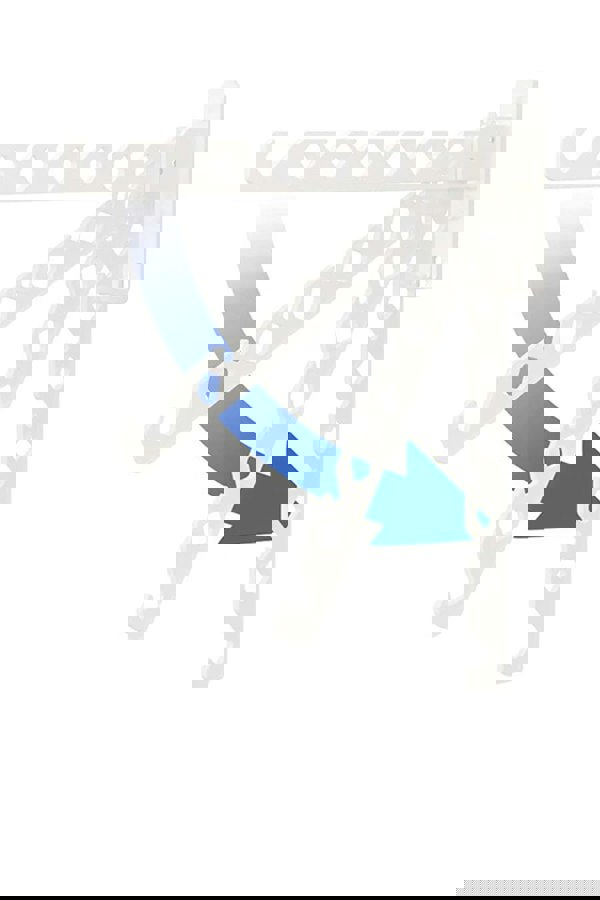 Living and Home 2Pcs Wall Mounted Clothes Drying Rack Foldable Laundry Hanger Wall Clothes Rack for Laundry Room