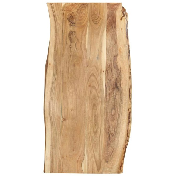 Berkfield Table Top Solid Acacia Wood 118x(50-60)x2.5 cm