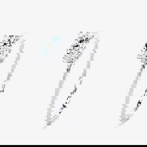 T. H. Baker Platinum 0.33Ct Natural Diamond Ring RPP06-PT-.33-N