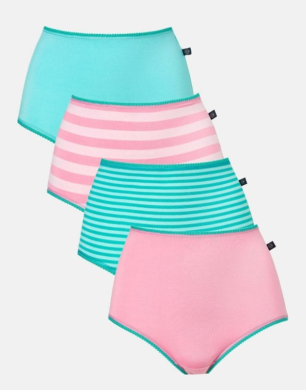 British Boxers Multipack 4 Pairs of Bamboo Full Briefs – Ice Cream Parlour