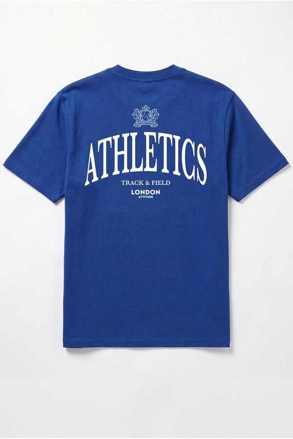 London Attitude Athletics Premium Graphic T-Shirt in White Print