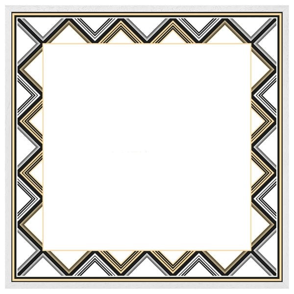 Benjamin Tate Design Art deco patterned border (picture Frame)