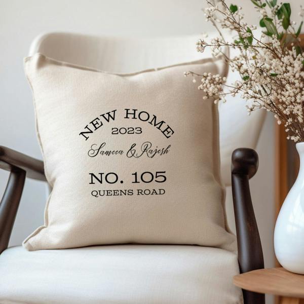 Aye Do Gifts Personalised New Home Cushion