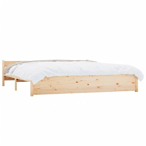 Berkfield Bed Frame Solid Wood 180x200 cm Super King Size