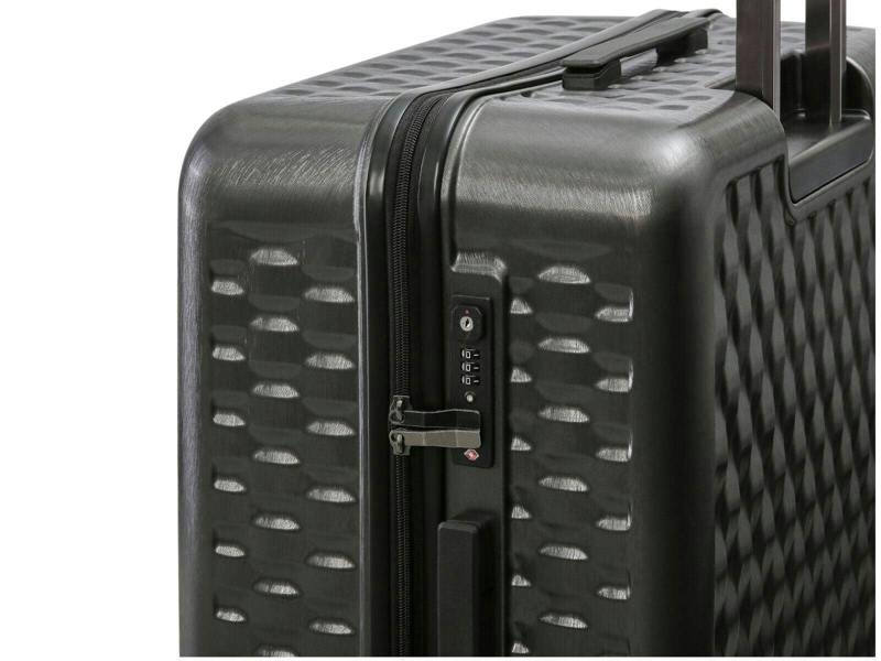 Rock Luggage Hard Shell Suitcase 8 Wheel Luggage Trolley Case Holiday Travel Bag