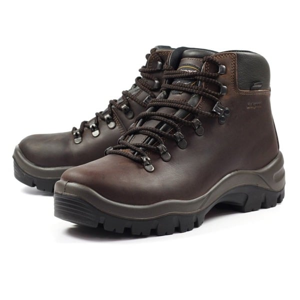 Grisport Mens Peaklander Waxy Leather Walking Boots - Brown