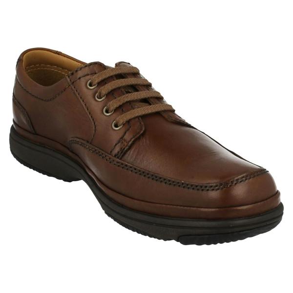Clarks Mens Clarks Flexlight Wide Fitting Lace Up Shoe Swift Mile