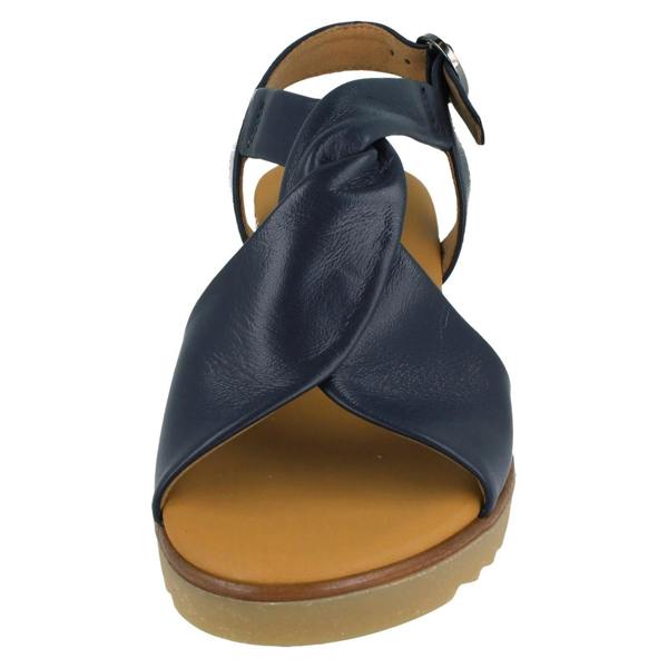 Gabor Ladies Gabor Wedge Open Toe Sandals With Buckle Fastening 62.751