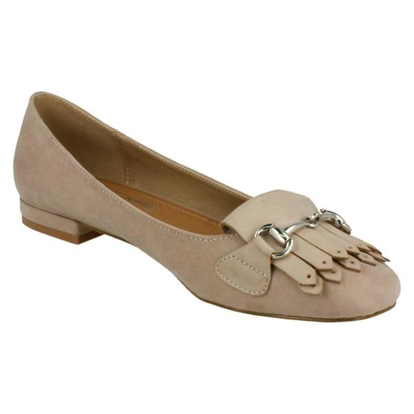 Anne Michelle Ladies Anne Michelle Low Heel Slip On Ballerinas