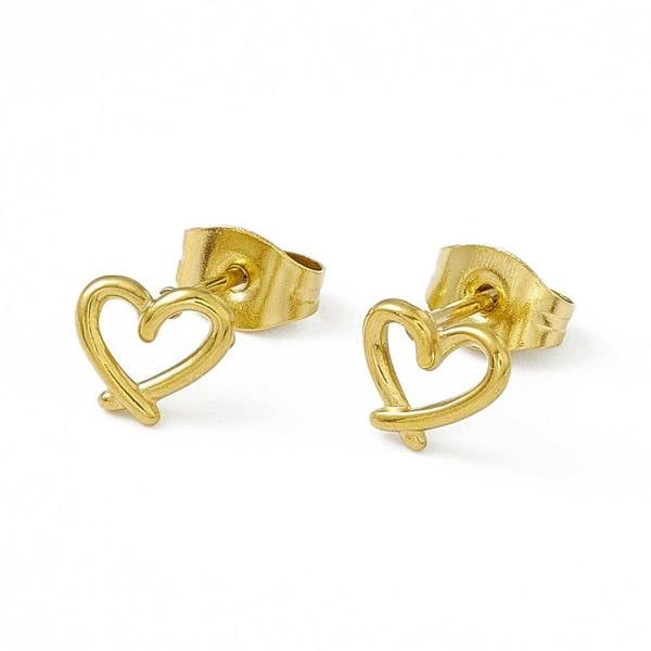 Aye Do Gifts My Heart Gold Stud Earrings