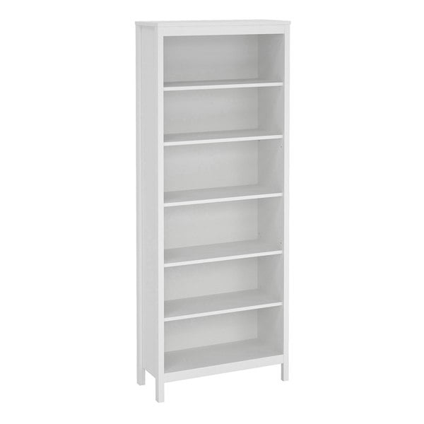 Furniture To Go Madrid Bookcase in White