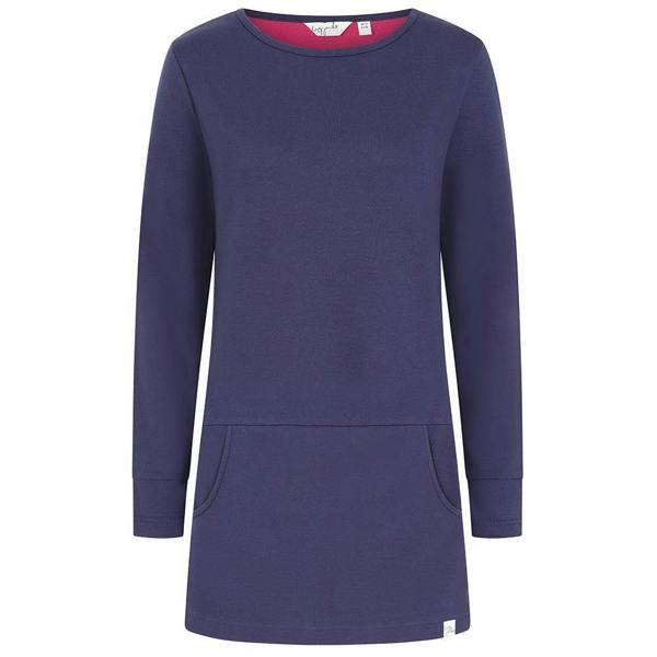 Lazy Jacks Womens/Ladies Panelled Tunic Top - Twilight - 