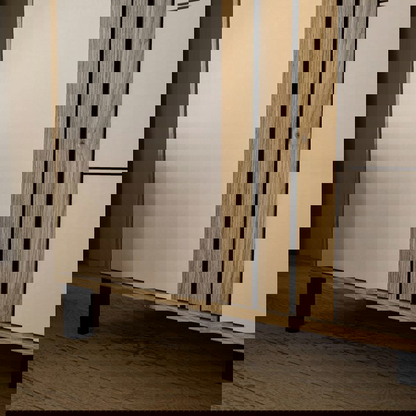 Furniture To Go Grafton 1 Door 3 Drawer Chest In Cream and Oak