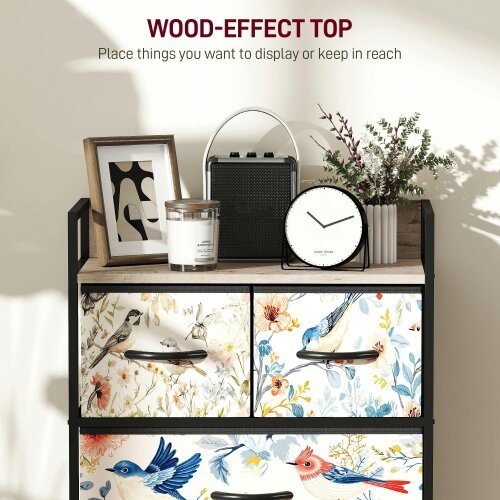 Wyld Haus Tonona Wooden White 4 Drawer Storage Chest