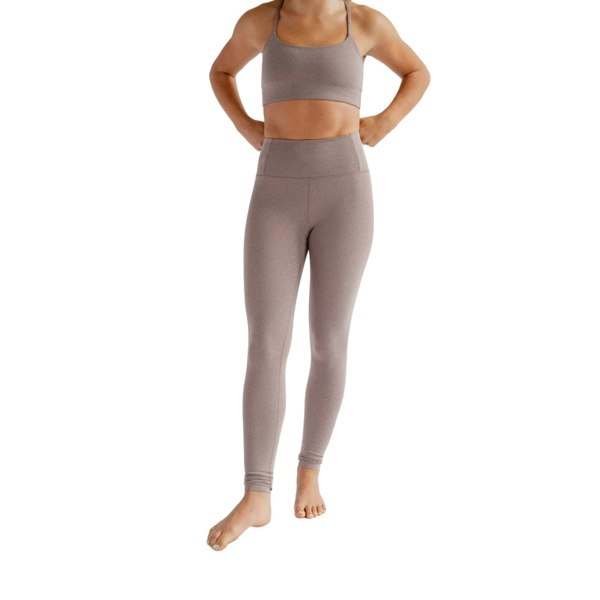 Girlfriend Collective Women's Float High Rise Long Leggings - Heather Cocoon