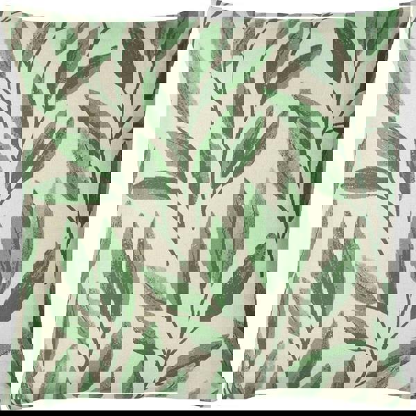 Paoletti Laurel Botanical Cushion Cover - Forest Green