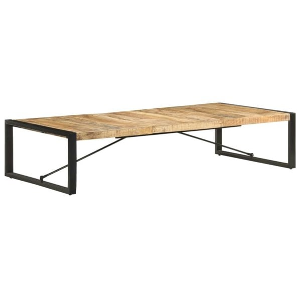 Berkfield Coffee Table 180x90x40 cm Rough Mango Wood