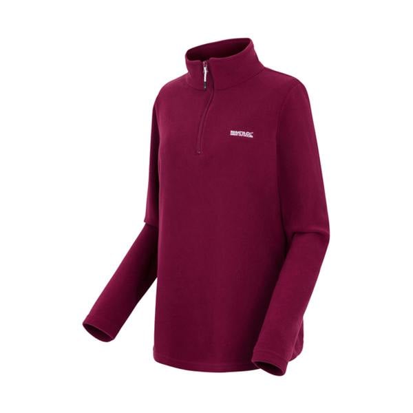Regatta Great Outdoors Womens/Ladies Sweetheart 1/4 Zip Fleece Top - Dark Pimento - 