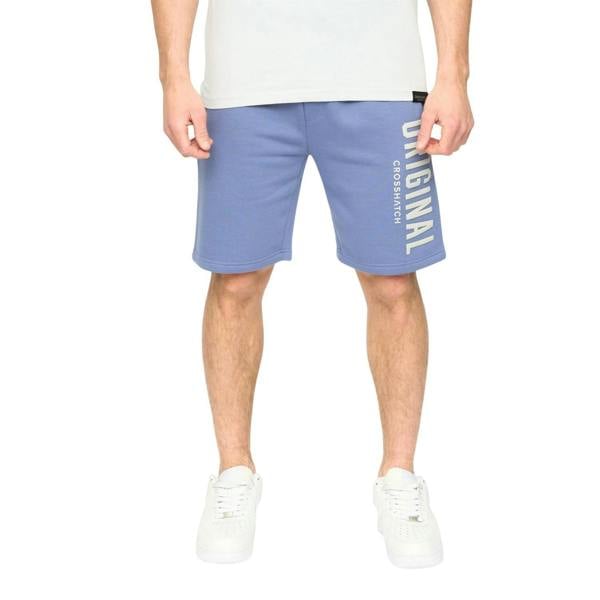 Crosshatch Mens Kensby Shorts - Blue - 