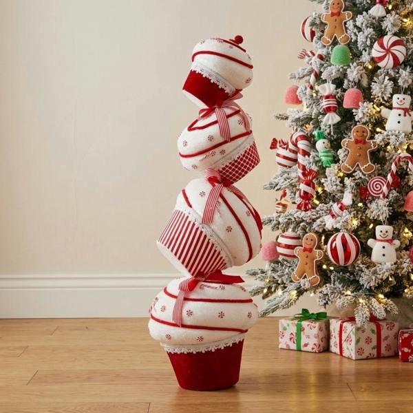 Garden Greatness Extra Large Stacked Candy Cake Christmas Decoration