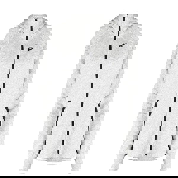 NIKE FB8338 063 GREY/BLACK HOODED ZIP TOP WOMENS XS