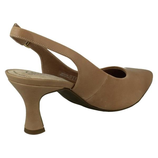 Clarks Ladies Clarks Buckle Fastening Slingback Shoes Kataleyna Step