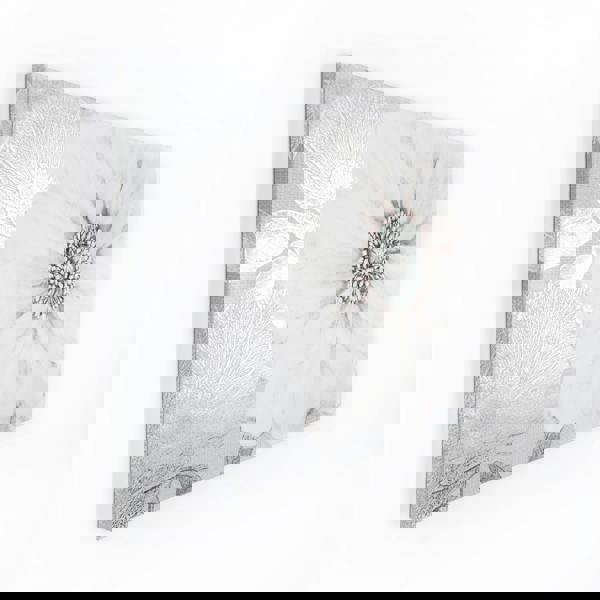 Art for the Home Bloom Printed Canvas | Grey