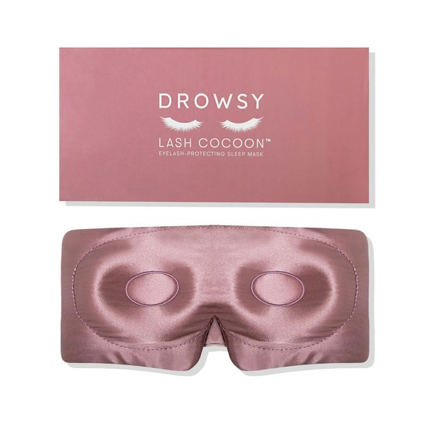 Drowsy Sleep Co Eyelash Protecting Mask - Damask Rose