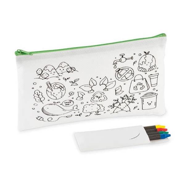 MidOcean Cray Pencil Case Set - Lime - 