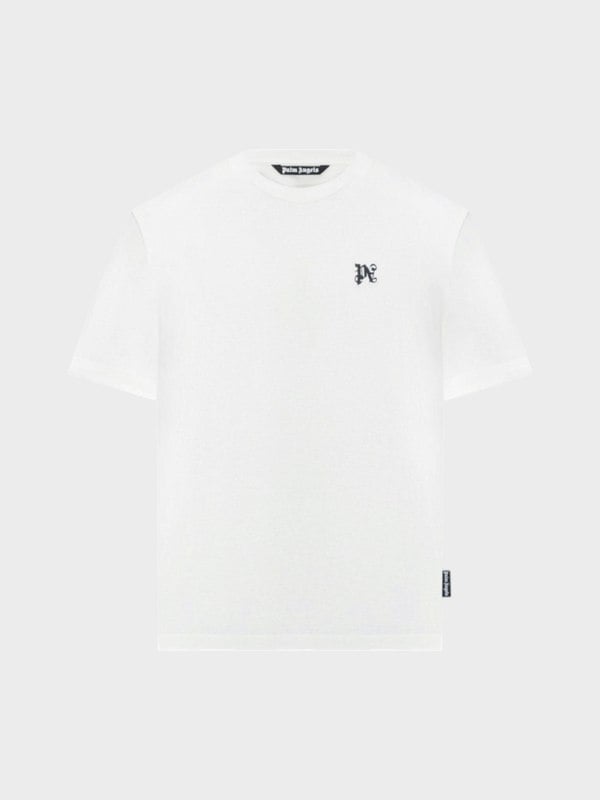 Palm Angels Logo Monogram Shirt White/Beige - Supplied FashionPalm Angels